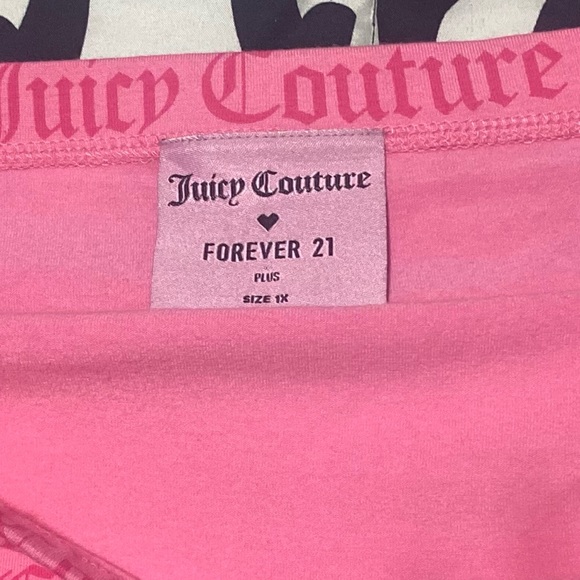 🔥NWOT Forever 21 Pink Tube Top Juicy Couture-size 1x - Picture 7 of 7